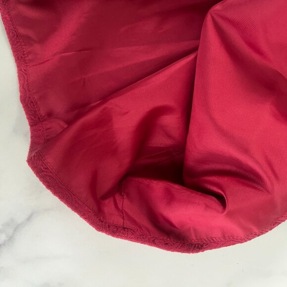 Chasing Fireflies Sleeveless Jacquard Dress w/Crystal Bow, Currant, Size 7 - Picture 7 of 9